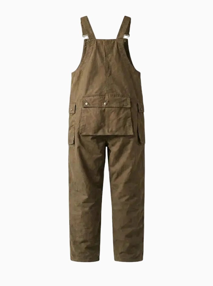 Winston Zipper Overalls-Jumpsuits & Overalls-CAMOUFIT-Brown-S-Camoufit