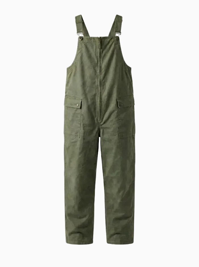 Winston Zipper Overalls-Jumpsuits & Overalls-CAMOUFIT-Brown-S-Camoufit
