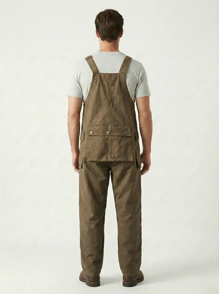 Winston Zipper Overalls-Jumpsuits & Overalls-CAMOUFIT-Brown-S-Camoufit