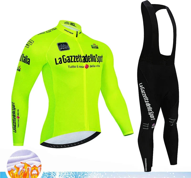 Calico | Winter Cycling Set for Men Thermo | 20D Gel Padding, Breathable