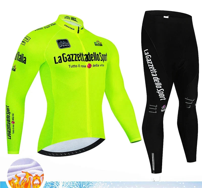 Calico | Winter Cycling Set for Men Thermo | 20D Gel Padding, Breathable