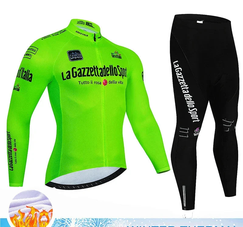 Calico | Winter Cycling Set for Men Thermo | 20D Gel Padding, Breathable