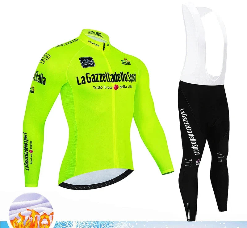 Calico | Winter Cycling Set for Men Thermo | 20D Gel Padding, Breathable