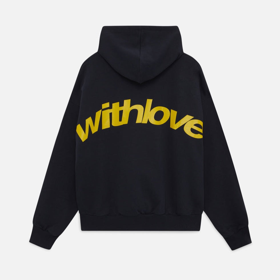 With-Love Unisex Hoodie – Comfortable Modern Fit Pullover-Unisex Hoodie-CAMOUFIT-Yellow-S-Camoufit