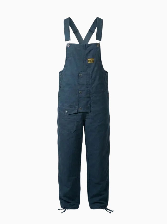Women's Moleskin Overalls with Cinch Cord-Jumpsuits & Overalls-CAMOUFIT-Dark Blue-XS-Camoufit