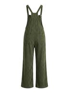 Women's Overalls Corduroy Loose Fit-Jumpsuits & Overalls-CAMOUFIT-Olive-S-Camoufit