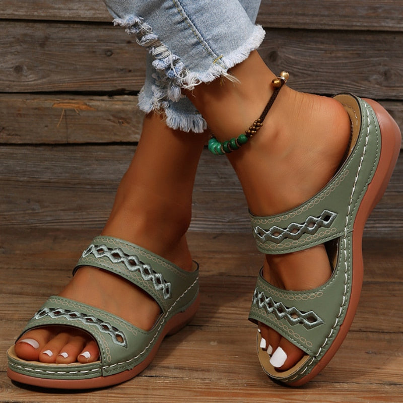 Women's Sandals Cloud Cushioning Lightweight Synthetic 6