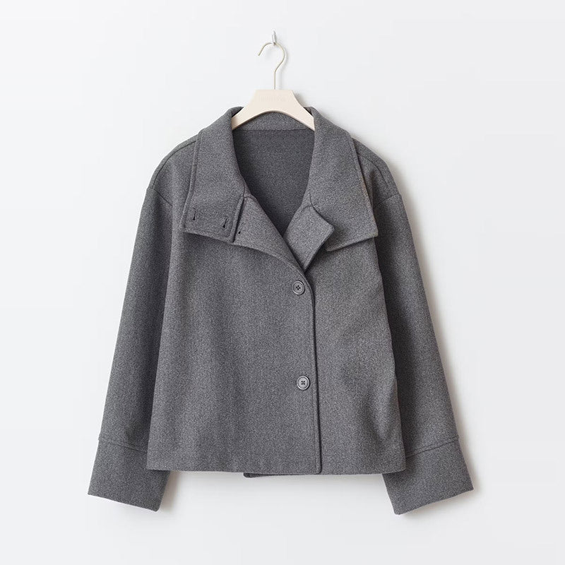 Luna | Elegant Short Faux Wool Coat For Women