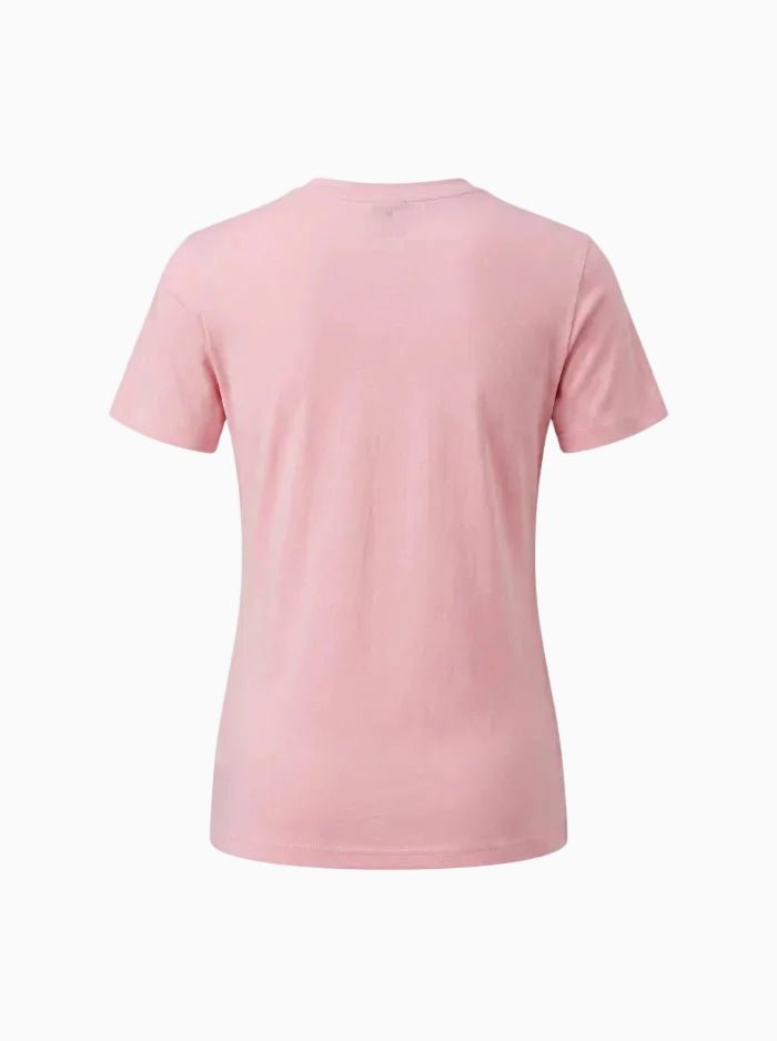 Women’s UPF 50+ Cotton Blend Short Sleeve Tee-Women's T-shirt-CAMOUFIT-Light Pink-S-Camoufit