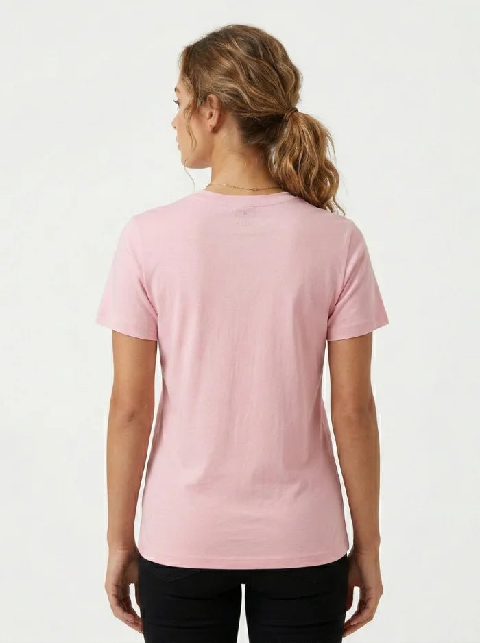 Women’s UPF 50+ Cotton Blend Short Sleeve Tee-Women's T-shirt-CAMOUFIT-Light Pink-S-Camoufit