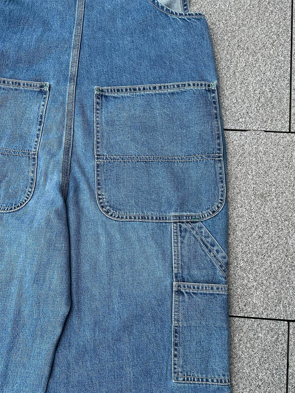 Women's Denim Bib Overalls-Jumpsuits & Overalls-Camoufit