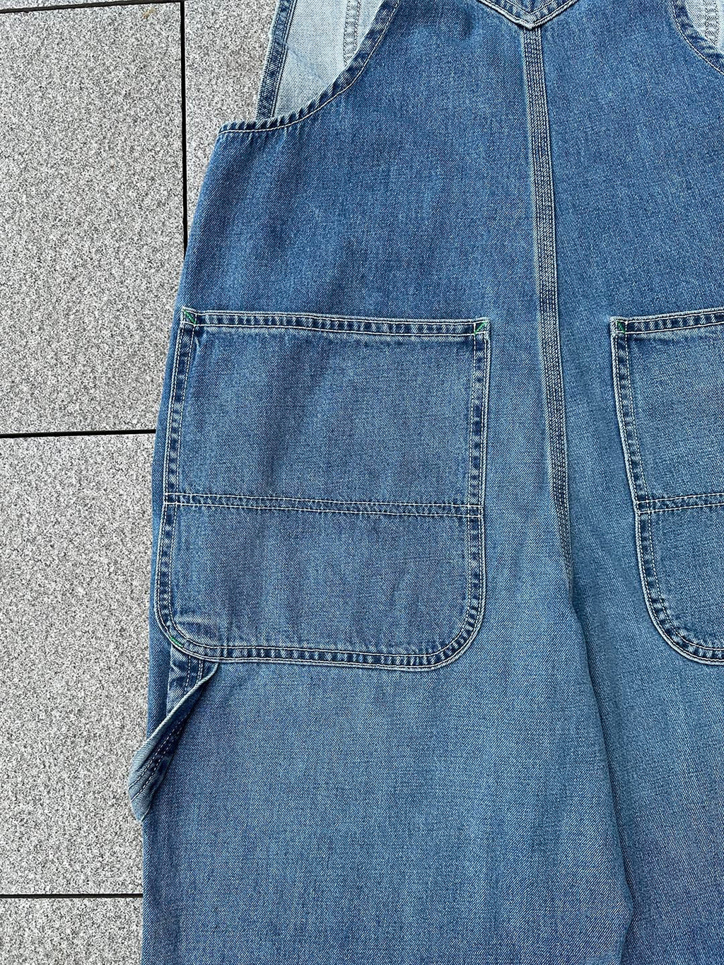 Women's Denim Bib Overalls-Jumpsuits & Overalls-Camoufit