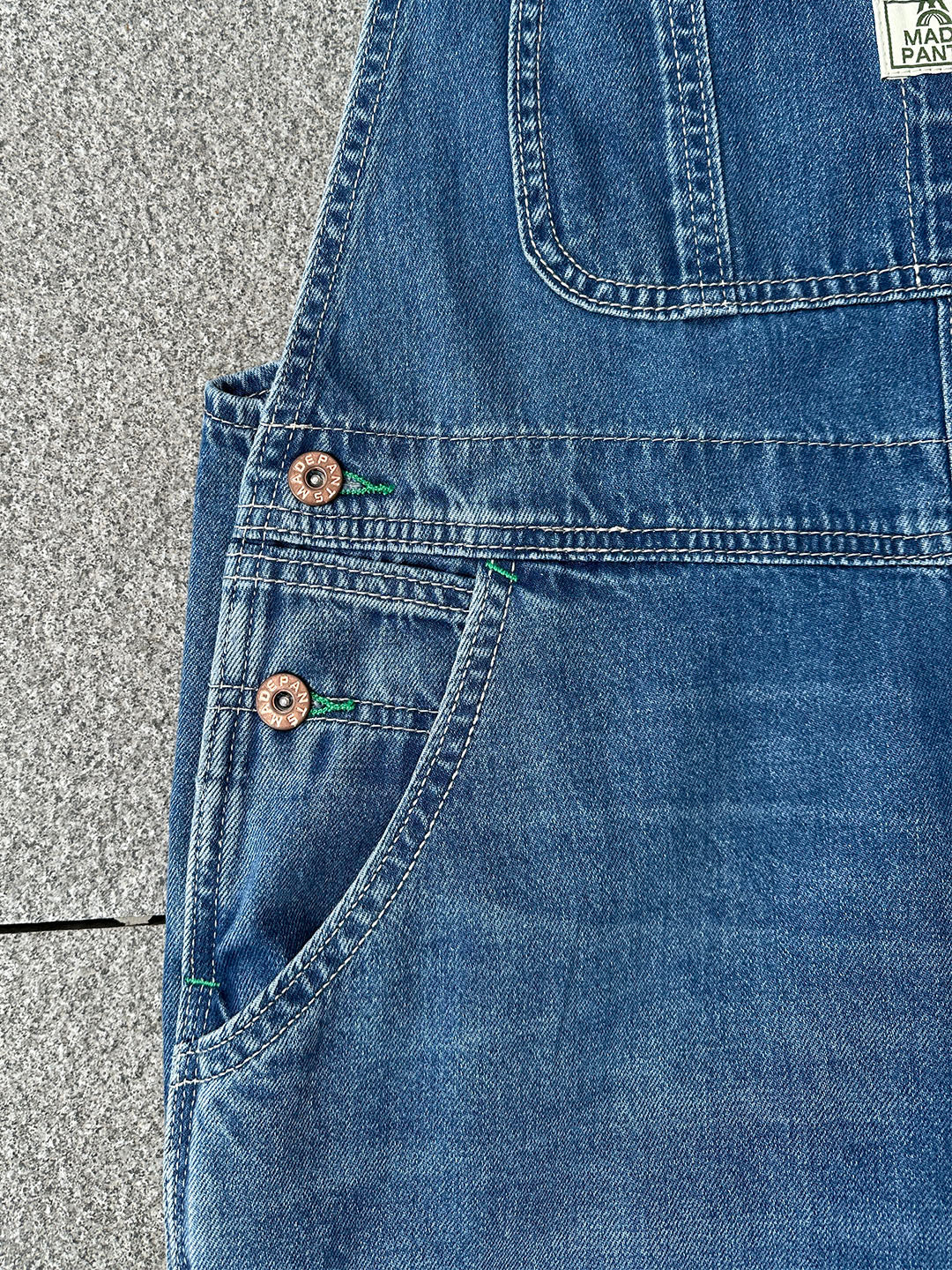 Women's Denim Bib Overalls-Jumpsuits & Overalls-Camoufit