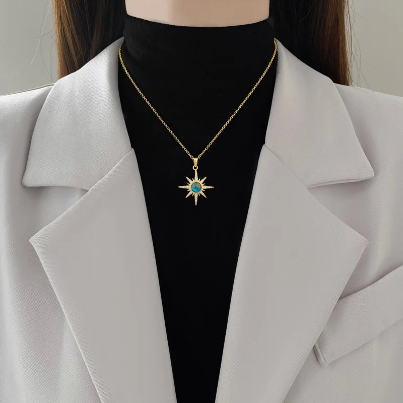 Élaria | Women's Necklace – Minimal Clavicle Chain Design-Jewelry-Radiant Sun-