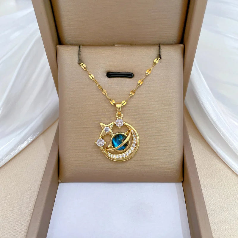 Élaria | Women's Necklace – Minimal Clavicle Chain Design-Jewelry-Nebula-