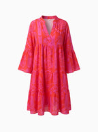 Zita Women's Stylish Summer Dress – Lightweight Elegant Everyday Style-Summer Dress-Red-S-Camoufit