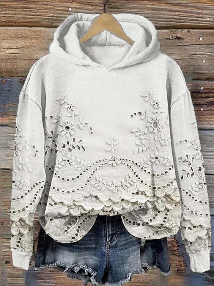 Flōre | Women’s Hoodies | Floral Embroidery