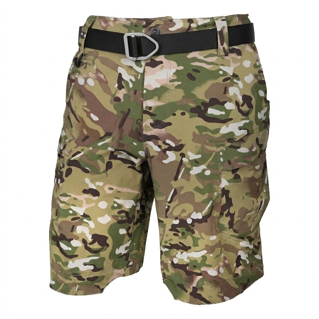 Vireon | Tactical Shorts for Men - All Terrain Quick Dry Rip Stop 8 Pocket Stretch Cargo Fit-Tactical Shorts-Camouflage-30W-Camoufit