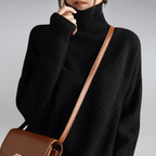 Tasana | Women's Diamond Knit Sweater - Textured Long Sleeve Pullover
