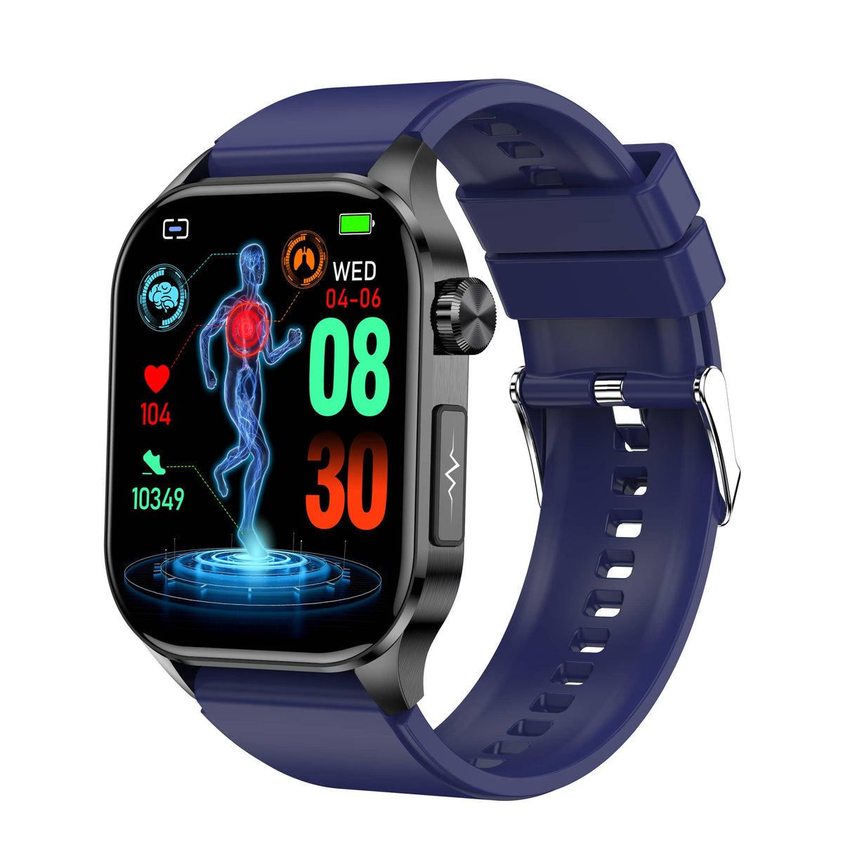 Advanced Health & Fitness Smartwatch – VitaSense-Brown-State of Style