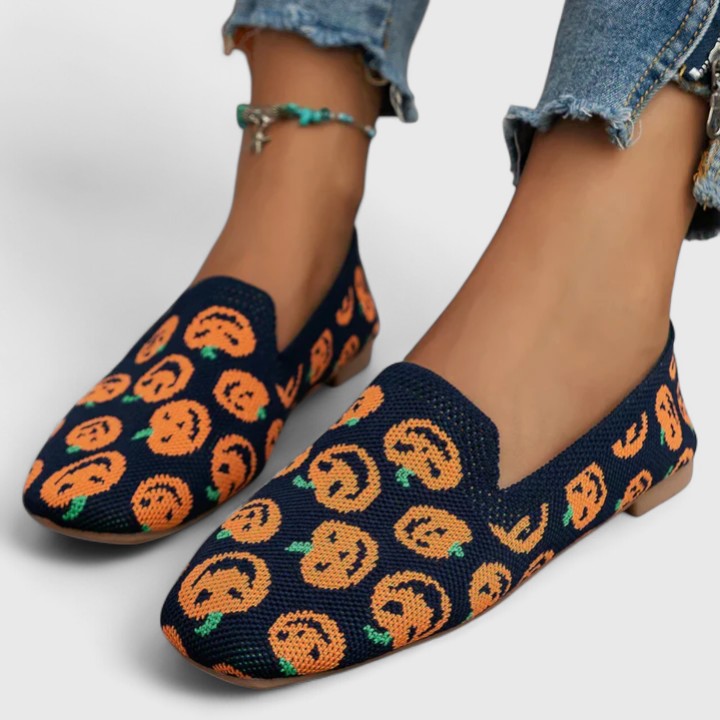 Lovira | Women's Comfortable Loafers – Cushioned Breathable Walking Fit-Women's Loafers-Pumpkin Head-5-
