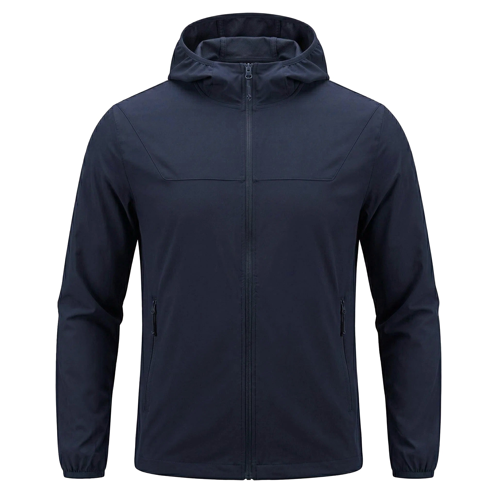 Virel | Tactical Hoodie for Men - UPF 50 Waterproof Stretch Lightweight Zip Outdoor Fit-Tactical Top-Navy blue-S-Camoufit