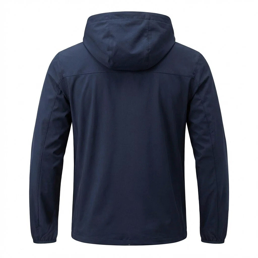 Virel | Tactical Hoodie for Men - UPF 50 Waterproof Stretch Lightweight Zip Outdoor Fit-Tactical Top-Navy blue-S-Camoufit