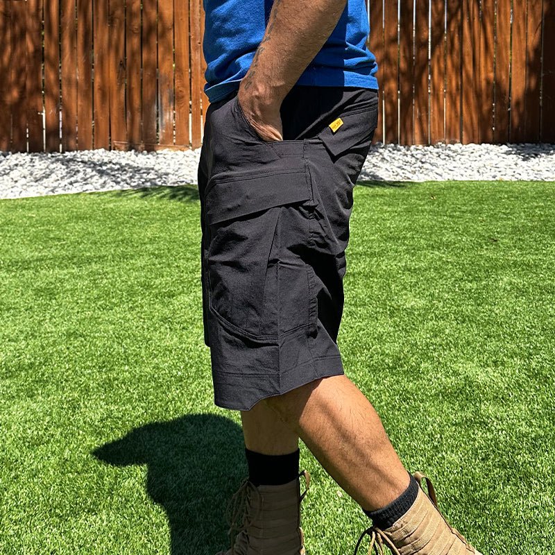 Vireon | Tactical Shorts for Men - All Terrain Quick Dry Rip Stop 8 Pocket Stretch Cargo Fit-Tactical Shorts-Camouflage-30W-Camoufit