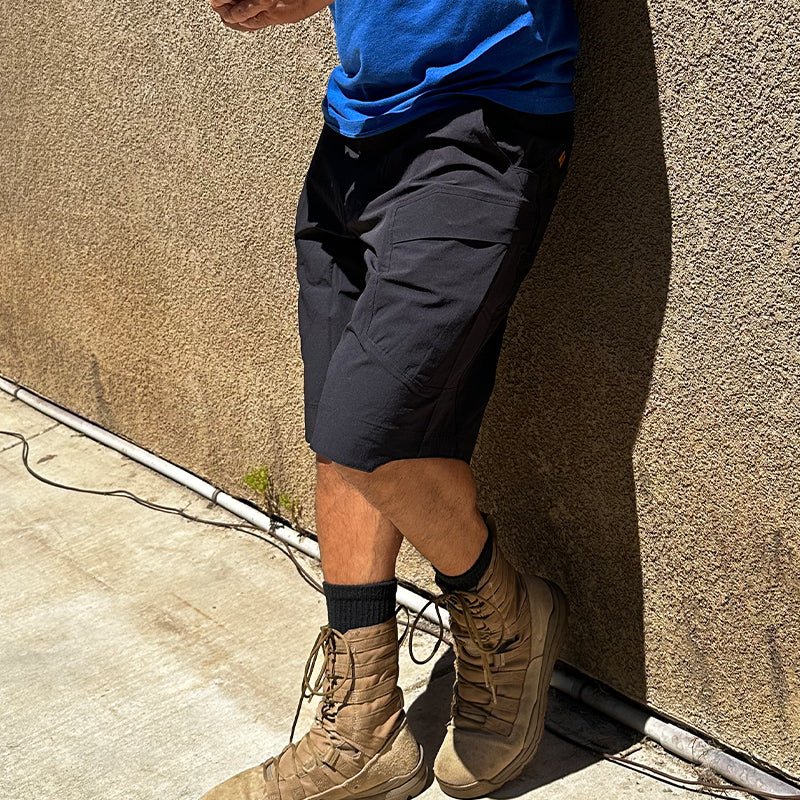 Vireon | Tactical Shorts for Men - All Terrain Quick Dry Rip Stop 8 Pocket Stretch Cargo Fit-Tactical Shorts-Camouflage-30W-Camoufit