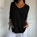 Bersh | Women's Sweater | V-Neck Loose Silhouette