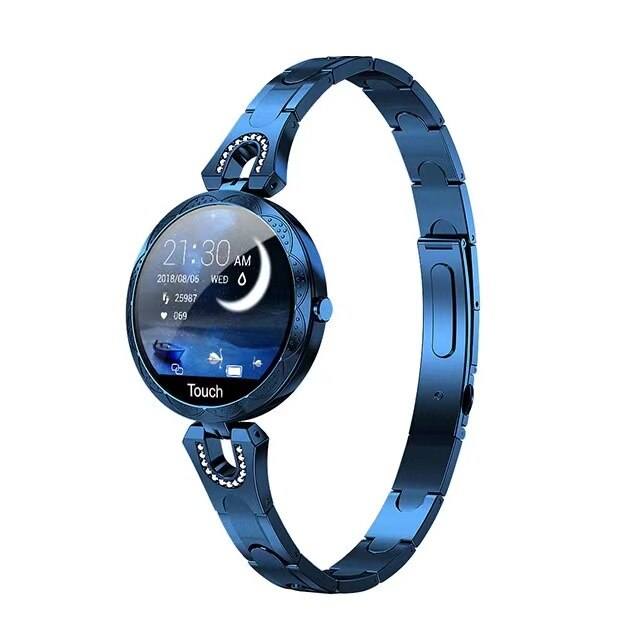 AquaFit | Waterproof Fitness Smartwatch for Swimming & Sports - IP68 Touchscreen Activity Tracker with Heart Rate & Step Counter