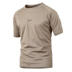 Solano | Quick Dry Shirt 3 Pack for Men - Lightweight Athletic Fit-Tactical Top-Khaki-S-Camoufit