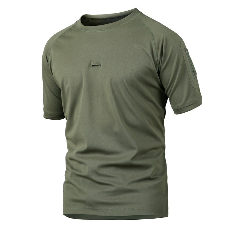 Solano | Quick Dry Shirt 3 Pack for Men - Lightweight Athletic Fit-Tactical Top-Army Green-S-Camoufit