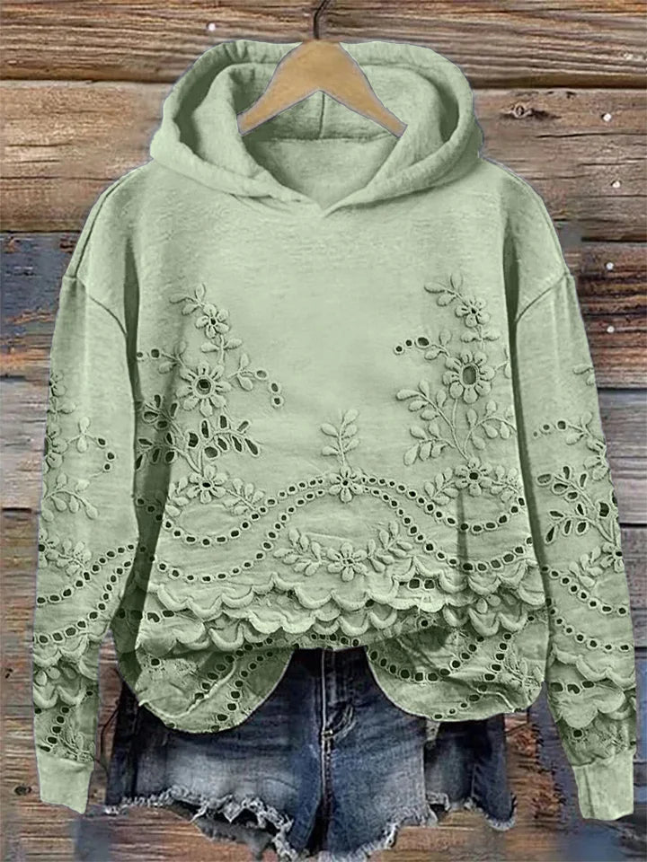 Flōre | Women’s Hoodies | Floral Embroidery
