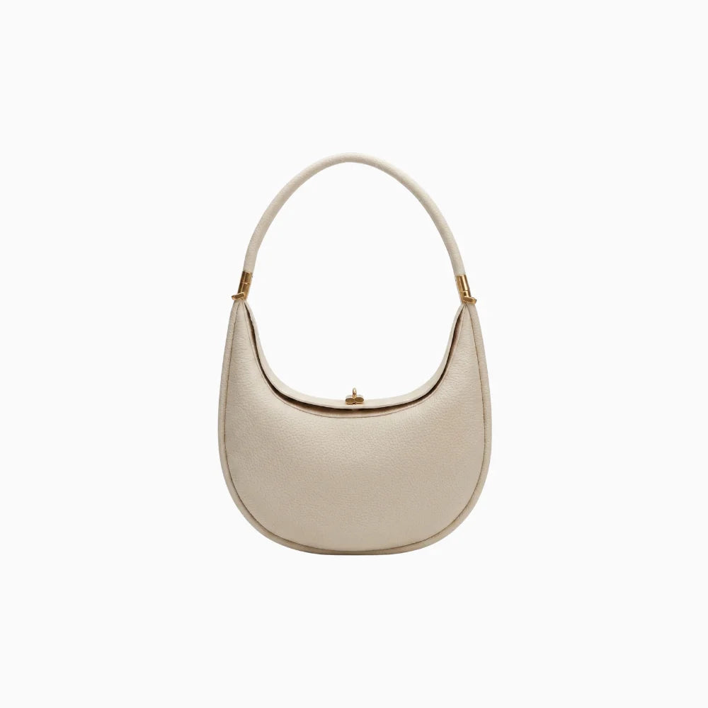 Amélis | Women's Crescent Shoulder Bag Spacious Day Night Versatile Modern Handbag-Shoulder Bag-Black-Camoufit
