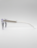 Norvin | Square Sunglasses for Men - Transparent Acetate Frame Tinted Regular Summer Fit-Men's Sunglasses-Transparant-Camoufit