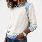 Chāme | Women's Sweater | Layered Collar Detail
