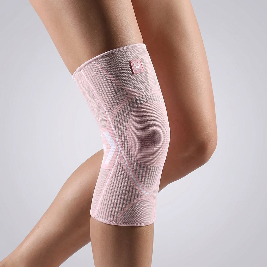 Compression Knee Sleeve - Elastic Knee Brace Support for Arthritis, Running & Joint Pain