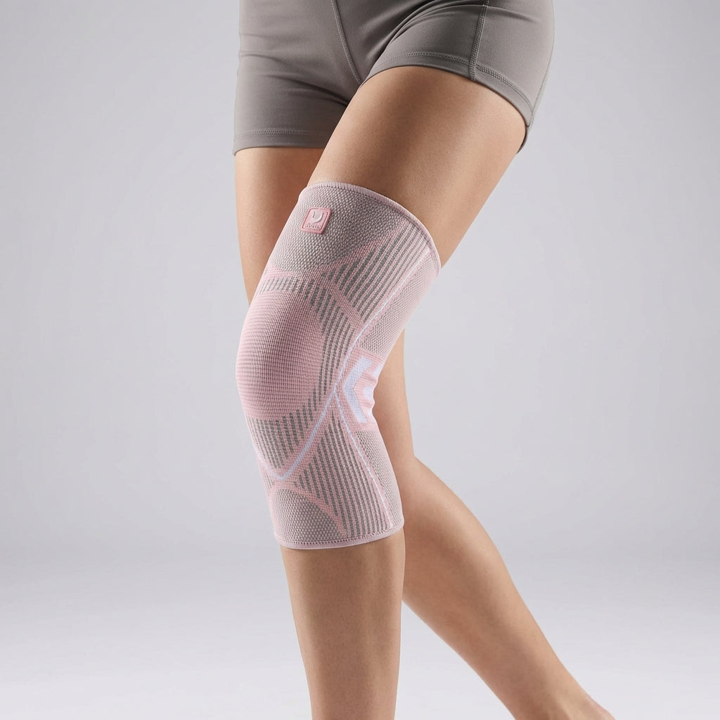 Compression Knee Sleeve - Elastic Knee Brace Support for Arthritis, Running & Joint Pain
