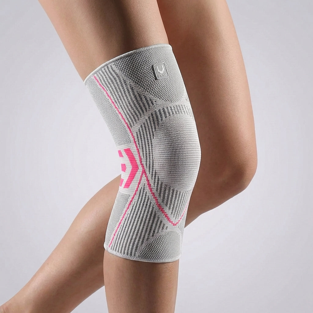 Compression Knee Sleeve - Elastic Knee Brace Support for Arthritis, Running & Joint Pain