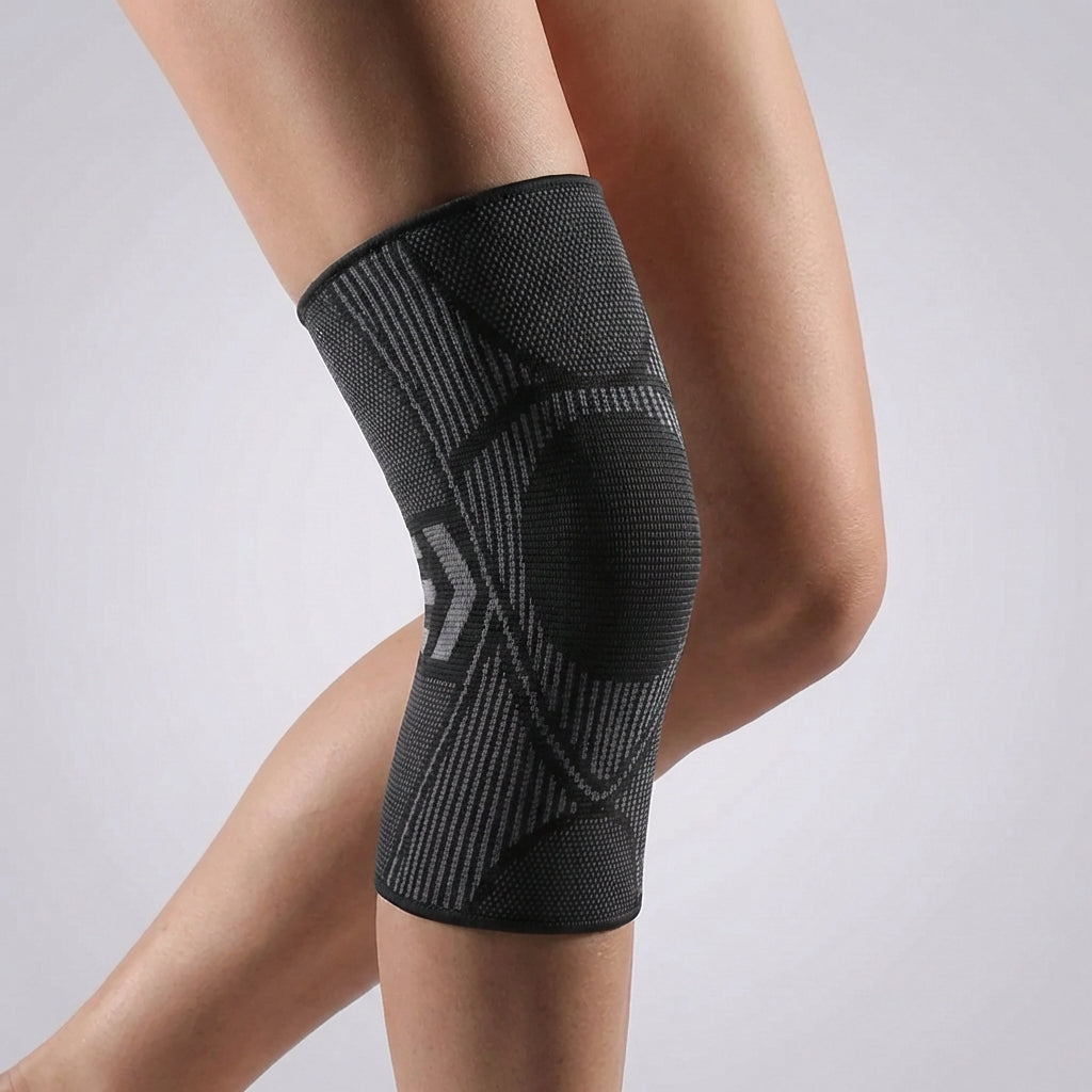 Compression Knee Sleeve - Elastic Knee Brace Support for Arthritis, Running & Joint Pain