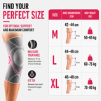 Compression Knee Sleeve - Elastic Knee Brace Support for Arthritis, Running & Joint Pain