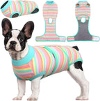 Custom Fit Dog Recovery Suit — Soft Fabric Postoperative Healing Garment
