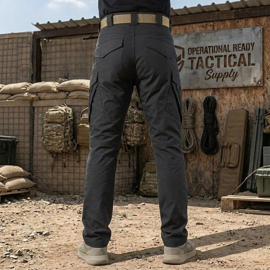 Salvio | Tactical Pants for Men - Rip Stop Water Resistant Slim Fit-Men's Tactical Pants-S-Camoufit