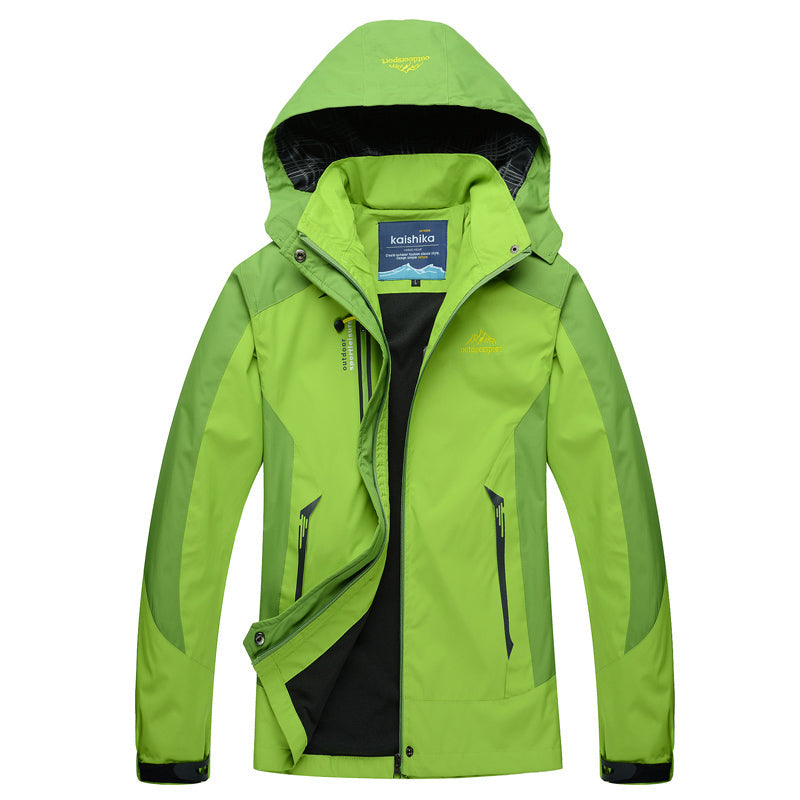 Bersh | Women's Waterproof Jacket Hooded - [Color] Raincoat Windproof