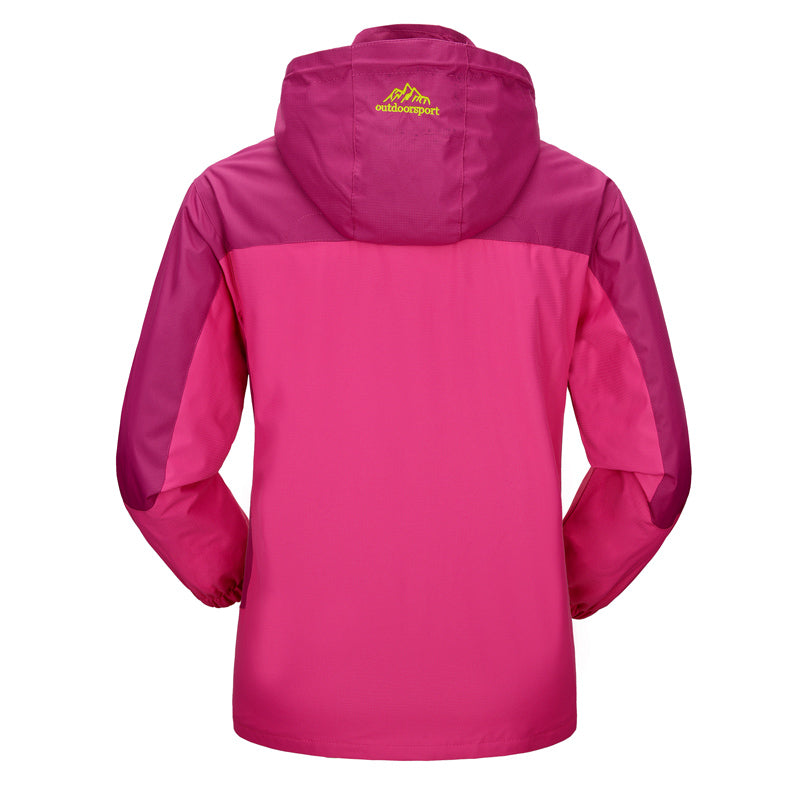 Bersh | Women's Waterproof Jacket Hooded - [Color] Raincoat Windproof