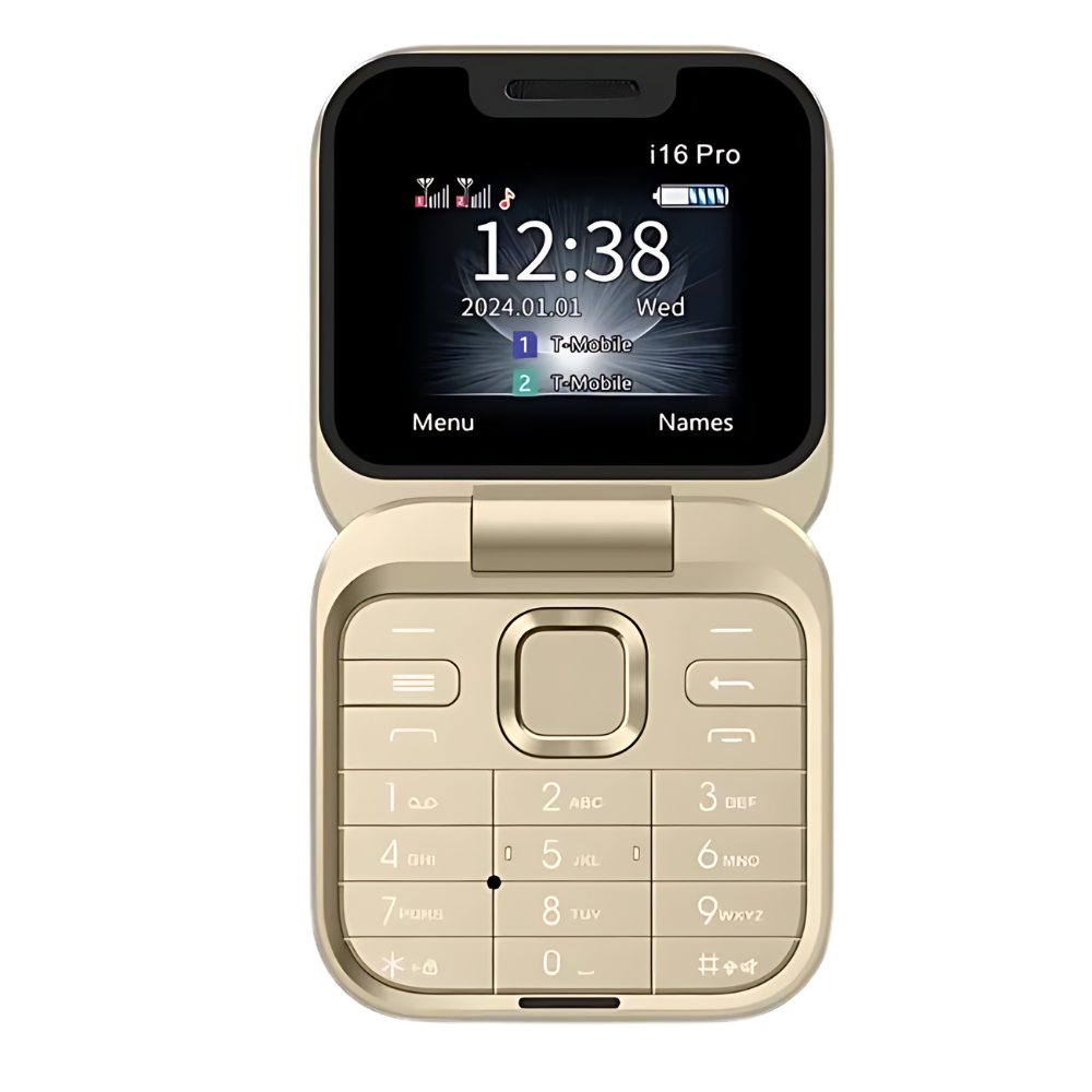 Compact Flip Phone Dual SIM – Mini Folding Cell Phone with HD Camera & Music Player, Long Battery Life, 4 Colors – FlexFold