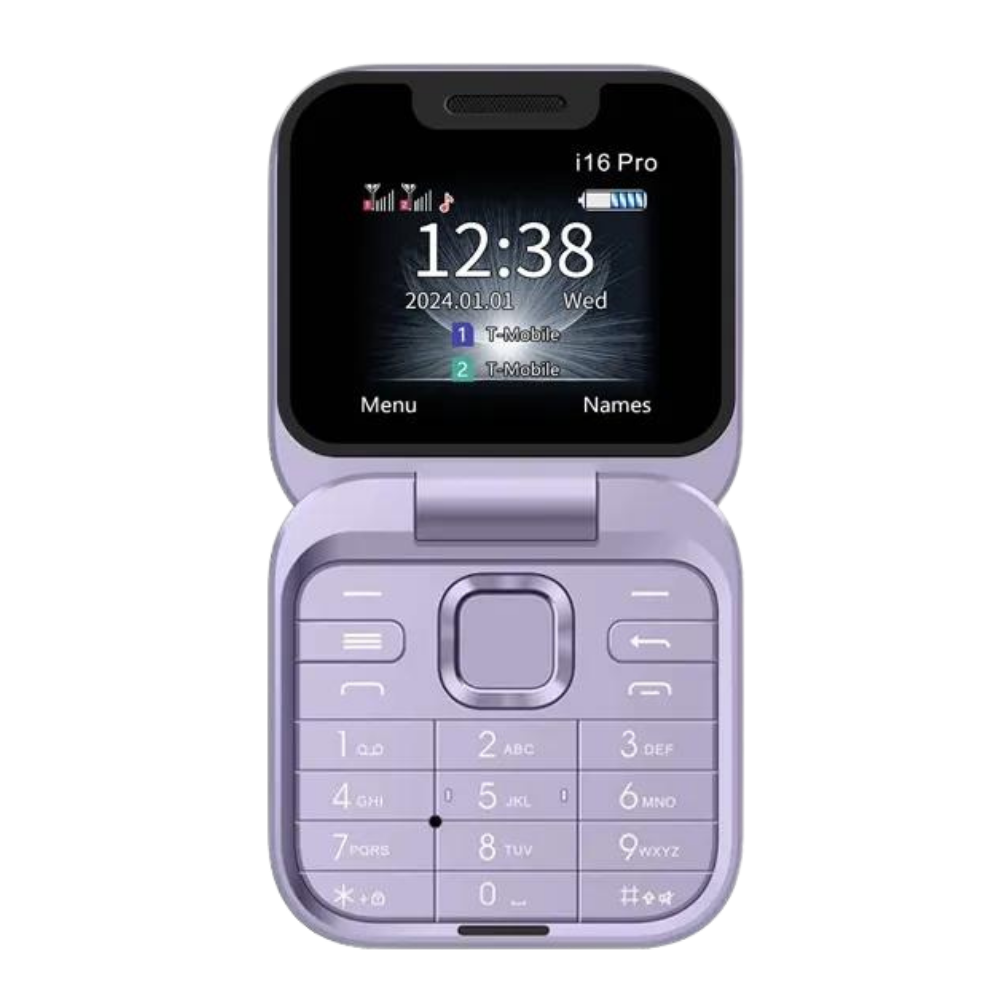 Compact Flip Phone Dual SIM – Mini Folding Cell Phone with HD Camera & Music Player, Long Battery Life, 4 Colors – FlexFold