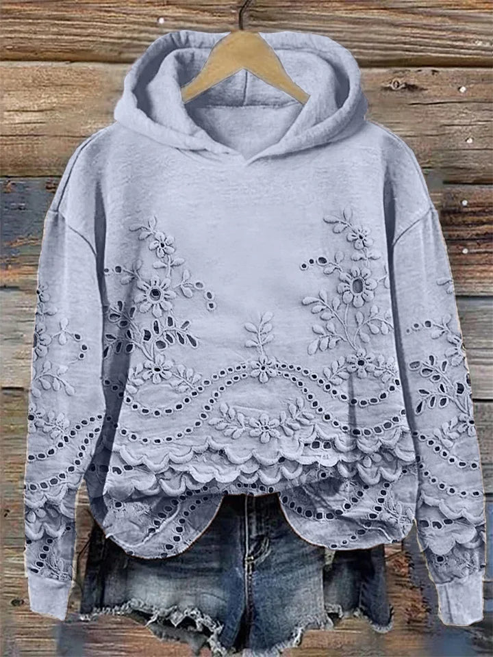 Flōre | Women’s Hoodies | Floral Embroidery
