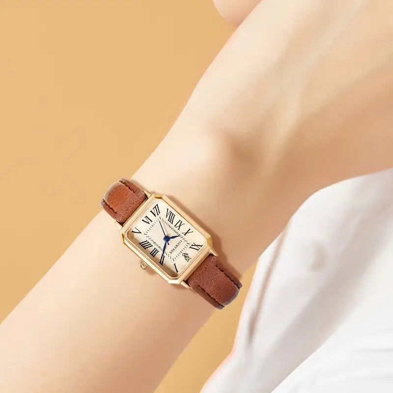Rovelle | Gold Watch for Women - Stainless Steel Elegant Fit-Watches-Black-Camoufit